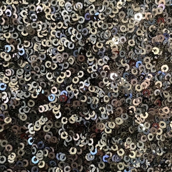 BOSTON PROPER gray sequin skirt, size 4 - Picture 2 of 8